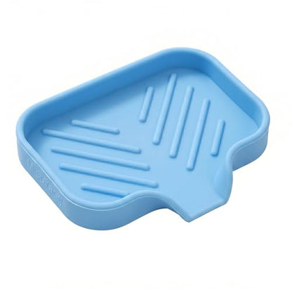 Silicone Soap Dish with Drain Spout