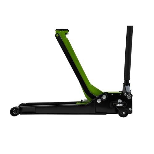 2-Ton (4,000 lb.) Steel Extra Long Reach Low Profile Floor Jack, 2.75 in. to 24 in. Lift Range, Model A20016
