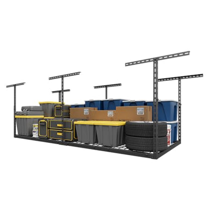 3X8FT Overhead Garage Storage Rack 750LBS Capacity