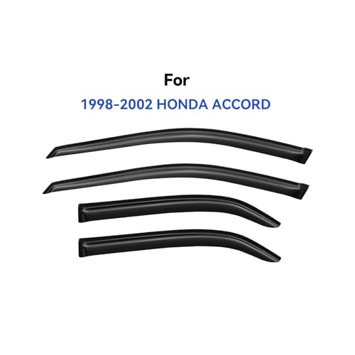 Window Visors Rain Guards for 1998 1999 2000 2001 2002 Honda Accord Sedan