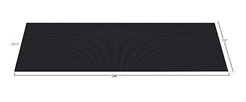 Large Coin Pattern Vinyl Garage Floor Protector Mat