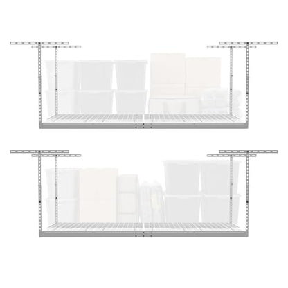 MonsterRax 2 Pack 4x8 Overhead Garage Storage Rack