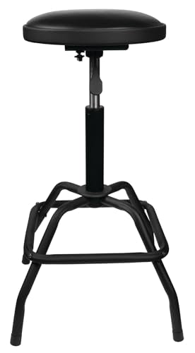 W85016 Pneumatic Shop Stool with Removable Backrest