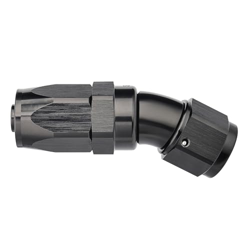 8AN 30 Degree One Piece Full Flow Hose End Fitting Swivel for CPE Braided Hose