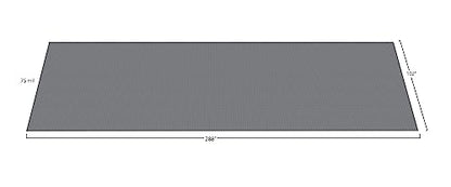 Large Coin Pattern Vinyl Garage Floor Protector Mat