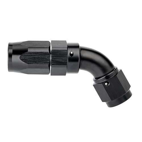 4AN 60 Degree One Piece Full Flow Hose End Fitting Swivel for CPE Braided Hose