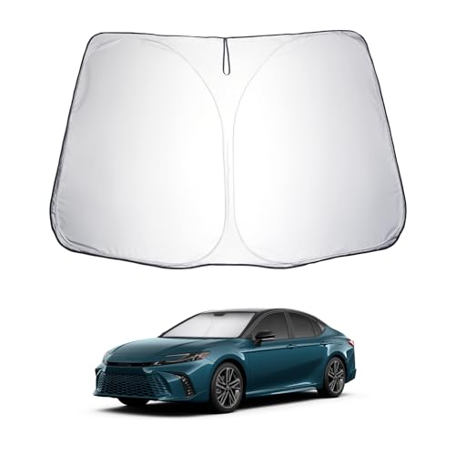 for 2025 2026 Toyota Camry Windshield Sun Shade Windshield Sunshades 2025 2026 Toyota Camry Accessories Sunshade Cover Block UV Ray Front Window Sunshade