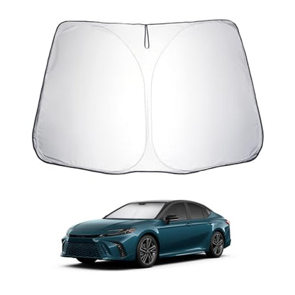 for 2025 2026 Toyota Camry Windshield Sun Shade Windshield Sunshades 2025 2026 Toyota Camry Accessories Sunshade Cover Block UV Ray Front Window Sunshade