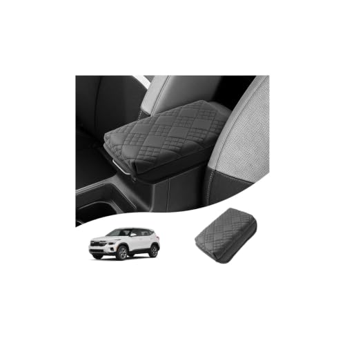 2027 Seltos Armrest Cover for 2027 Kia Seltos Accessories Soft Comfy Thicken Center Console Lid Protector Compatible with 2027 Kia Seltos LX