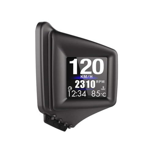 Head Up Display for Car Digital Speedometer Display GPS+OBD2 Dual System Smart Gauge MPH Clock RPM Over Speed Alarm Odometer for All Vehicle