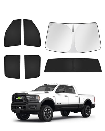 Sunshades for Dodge Ram 2500 3500 2010 (6 Count)