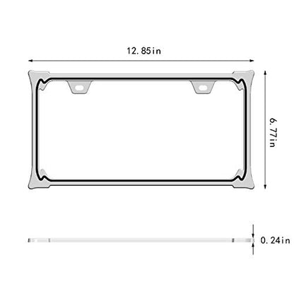 3D Chrome License Plate Frames