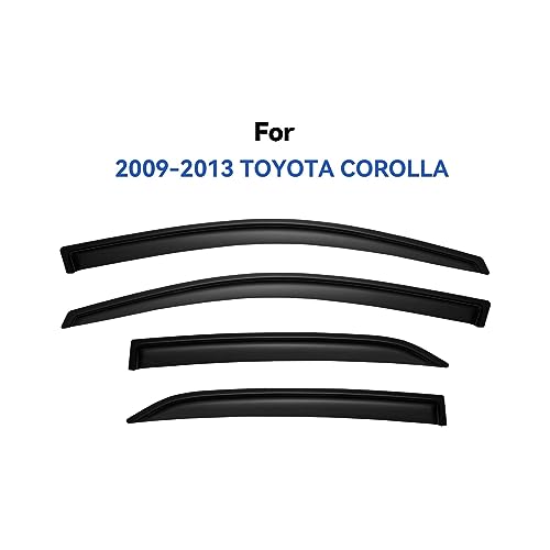 Window Visors Rain Guards for Toyota Corolla 2009