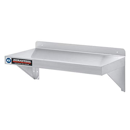 Stainless Steel Wall Mount Shelf 24" Wide x 14" Deep Commercial Grade