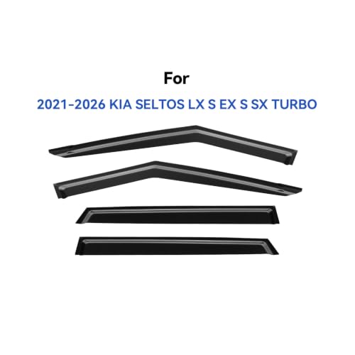 Window Visors Rain Guards for 2021 2022 2023 2024 2025 2026 Kia Seltos