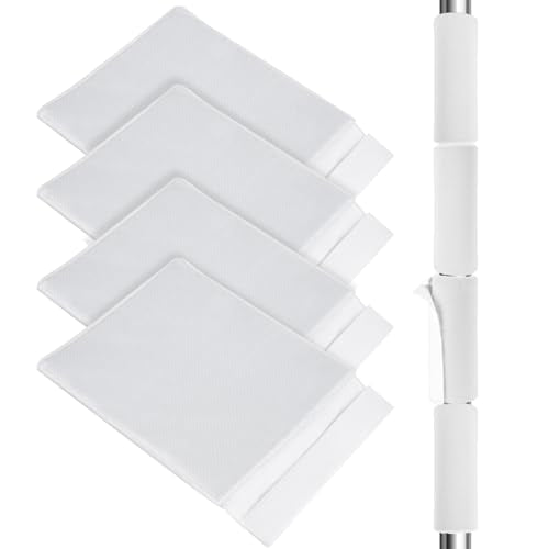 4pcs Basement Pole Wrap 12x14.5 Inch White (4 Count)