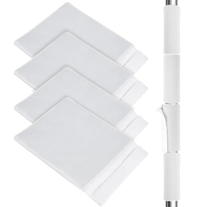 4pcs Basement Pole Wrap 12x14.5 Inch White (4 Count)