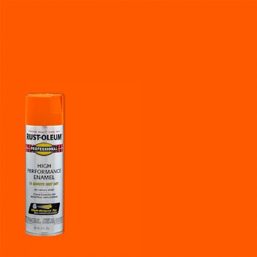 Professional High Performance Gloss Safety Orange Spray Paint (15 Ounce)
