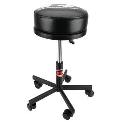 W85033 Pneumatic Rolling Shop Stool with Wheels