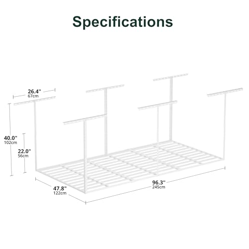 4x8 Garage Storage Overhead Rack Organization (2 Count)