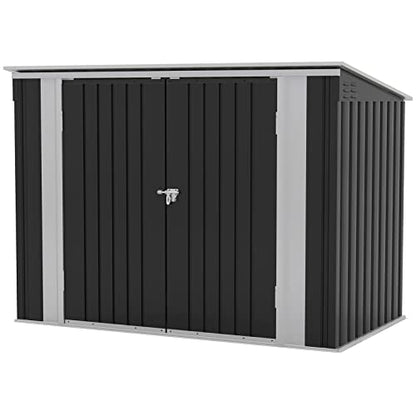 6x3 FT Horizontal Metal Shed