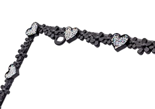 3D Shining Daisy Heart License Plate Frame from Pure Zinc Alloy Metal Perfect Plate Holder