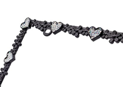 3D Shining Daisy Heart License Plate Frame from Pure Zinc Alloy Metal Perfect Plate Holder