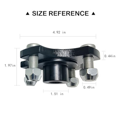 Rear Wheel Hub Flange Plate with Nuts Fit for 2008