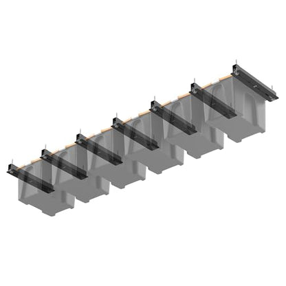 Overhead Garage Storage Racks for Bins