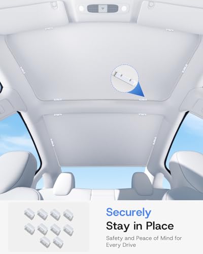 2026 Upgrade Sunshade Roof for Tesla Model 3 2021 (4 Count)