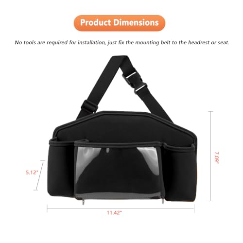 Car Seat Back Storage Bag