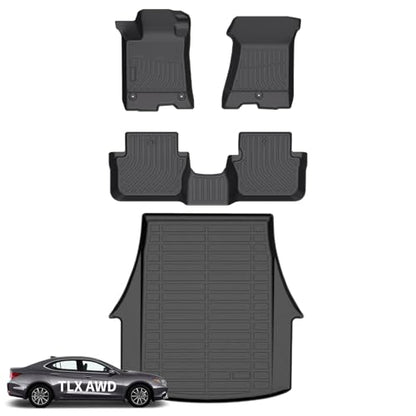Floor Mats Cargo Liner for Acura TLX AWD 2015
