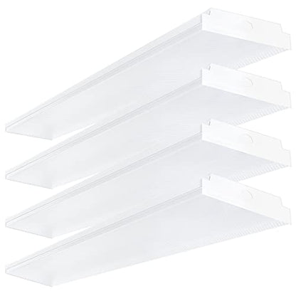 4FT LED Wraparound 40W Shop Lights for Garage (4 Count)