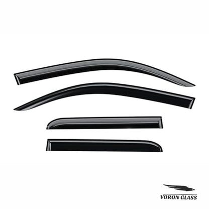 Tape on Extra Durable Rain Guards for Toyota Tacoma Double Cab 2024 (4 Count)