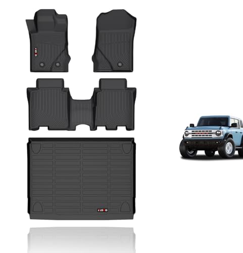 Floor Mats & Cargo Liner for 2021 2022 2023 2024 2025 2026 Ford Bronco