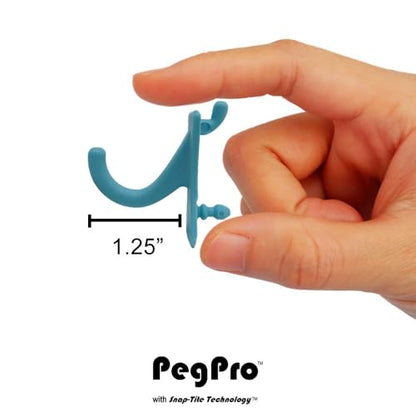 PegPro® J Hooks Kit for Standard “Wood Fiber” pegboard (24 Count)