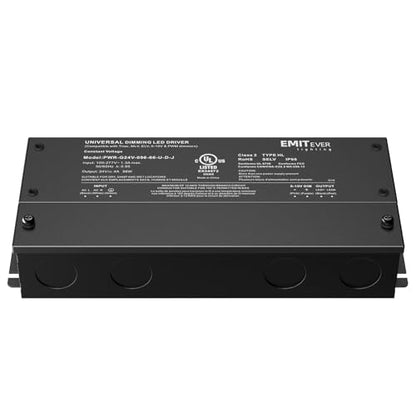 96W 24V 5-in-1 Dimmable LED Driver,AC 110-277V to DC Power Supply