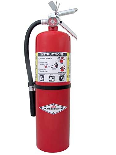 B456 10 lbs ABC Dry Chemical Fire Extinguisher with Wall Bracket
