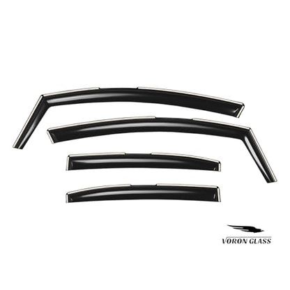 in Channel Extra Durable Rain Guards for Honda Civic 2012