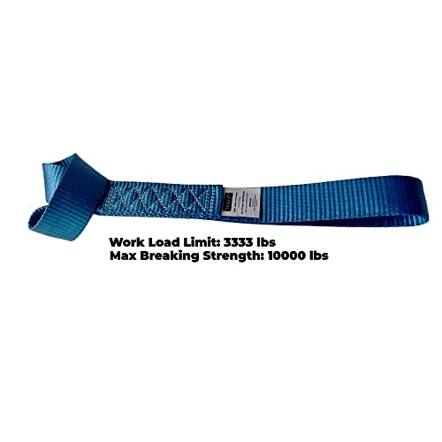 Heavy Duty Soft Loop Tie Down Straps (4 Count)