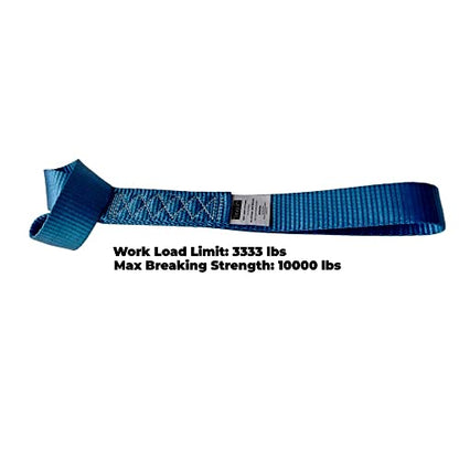 Heavy Duty Soft Loop Tie Down Straps (4 Count)