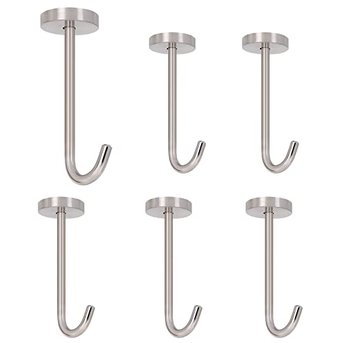 Coat Hooks Wall Mount Hooks for Hanging Hat Hurse Robe (6 Count)