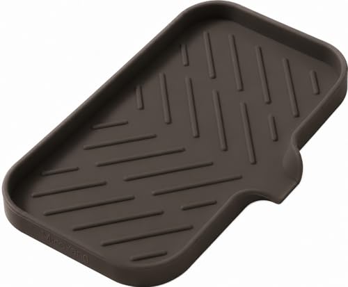 Silicone Soap Dish with Drain Spout