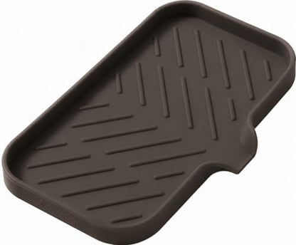 Silicone Soap Dish with Drain Spout