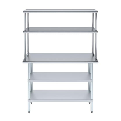 Stainless Steel Work Table with 2 Shelves