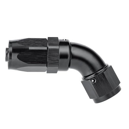 8AN 60 Degree One Piece Full Flow Hose End Fitting Swivel for CPE Braided Hose