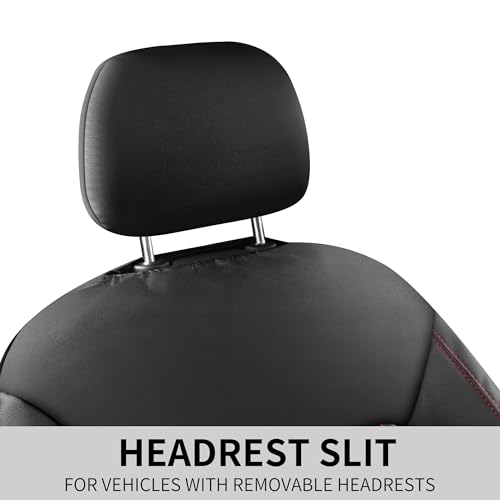 Faux Leather Front Car Seat Covers (2 Count)