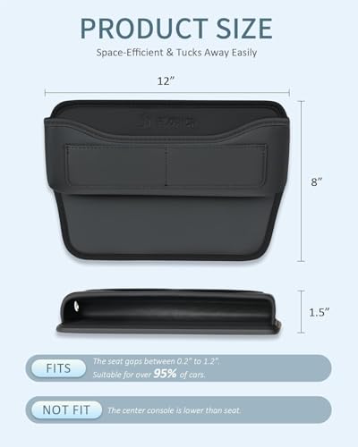 Car Seat Gap Filler Organizer