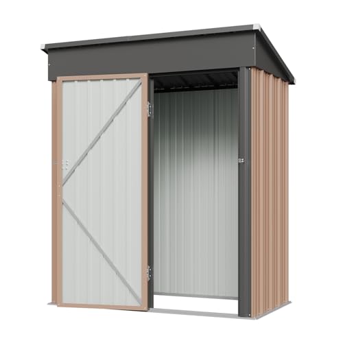 5x3 FT Shed Outdoor Waterproof Storage Shed