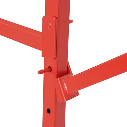 Bumper Adjustable Storage Rack Steel Floor Mobile Bumper Storage